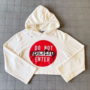 Moschino Couture Cropped Hoodie